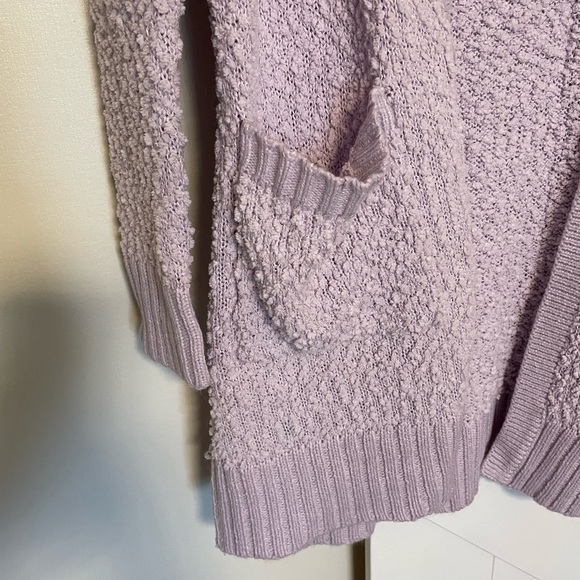 Ripzone Lilac Popcorn Cardigan with Hood Size XS - Picture 4 of 5